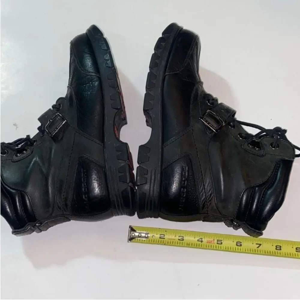 Polo Sport Ralph Lauren Black Leather Men's Boots Size 9D Original ($189)